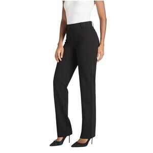 NEW Betabrand Women's Dress Pant Yoga Pants XXL Black Stretch Straight Pull On